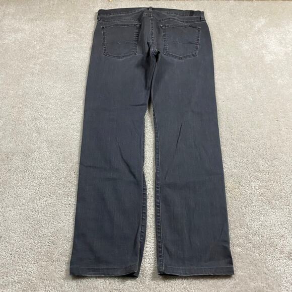 7 For All Mankind Jeans Mens 36* Grey Standard Luxe Performance Stretch Denim - Picture 1 of 10